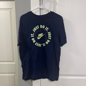Men’s Nike Navy T-Shirt with Logo